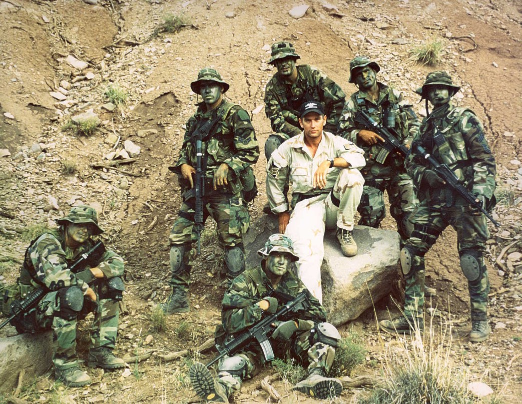 Pararescue students and instructor, photo by Jay Fisher