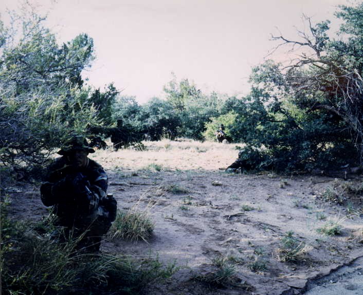 Concealment, camouflage, Pararescue photo by Jay Fisher