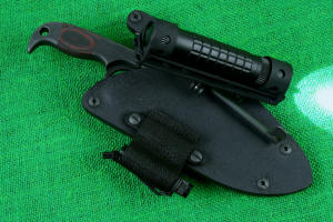 Appearance of the HULA on Jay Fisher's tactical, combat, counterterrorism knives